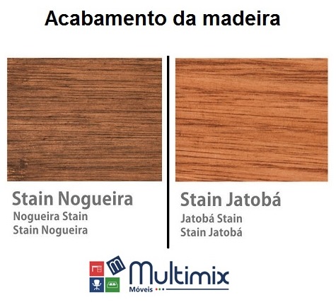 Mesa Área Externa Fixa Redonda ø 120 cm - Madeira Eucalipto, Acabamento Stain Jatobá - Espaço Casa e Jardim